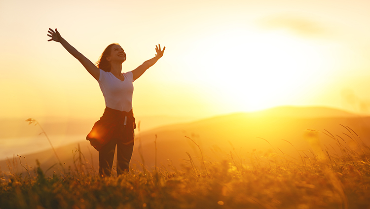 Happy woman